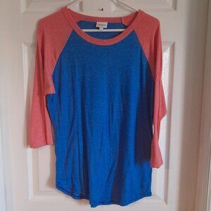 Lu La Roe Baseball Style Shirt sz L